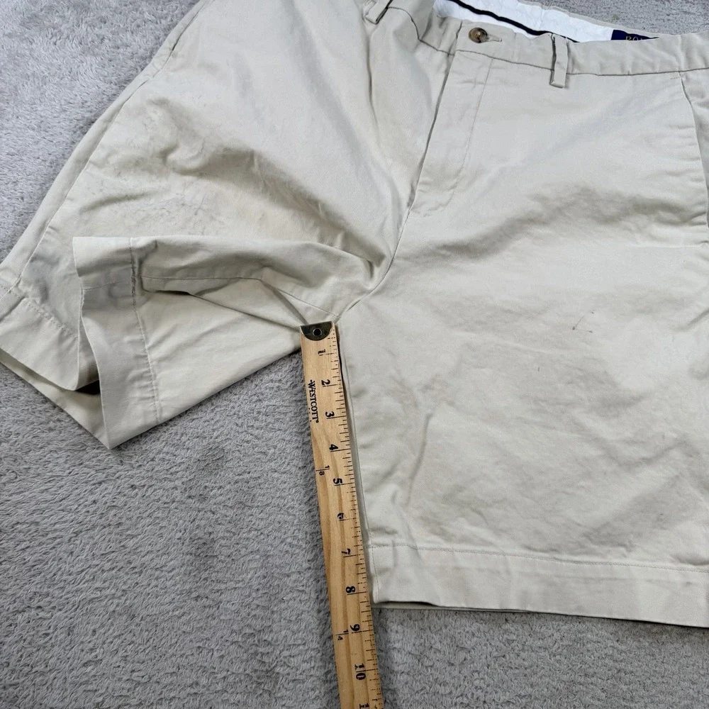 Polo Ralph Lauren Shorts Mens 34 Khaki Tan Cotton Stretch Classic Fit 8